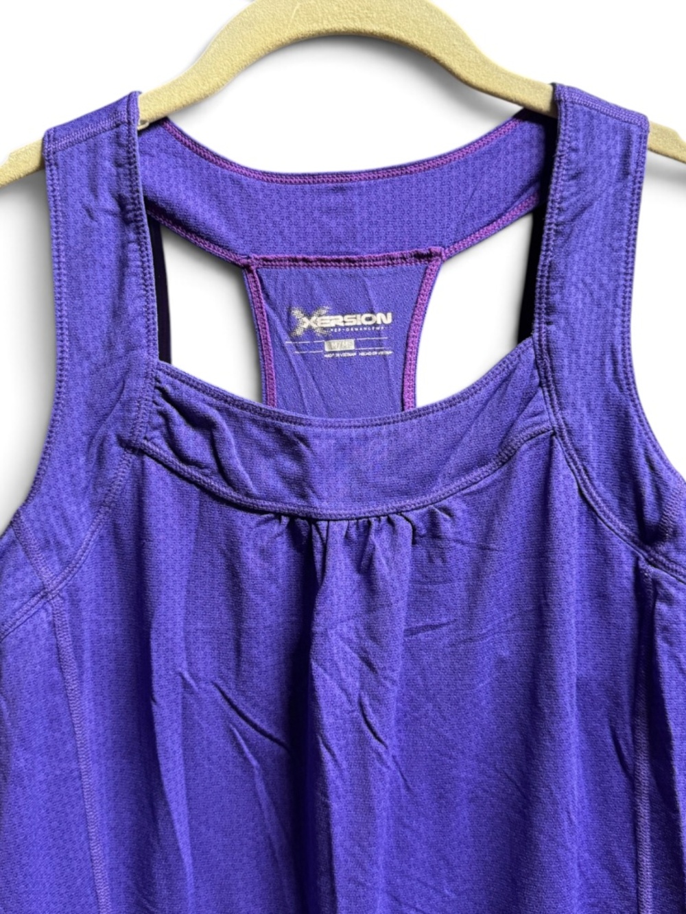 Xersion Performance Wear Purple Racerback Workout Tank M - Picture 4 of 10